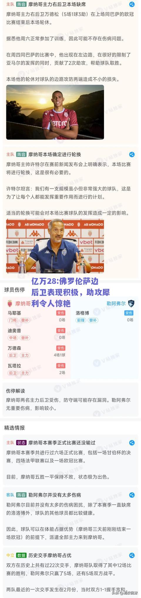 亿万28:佛罗伦萨边后卫表现积极，助攻犀利令人惊艳
